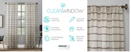 Clean Window Twill Stripe Anti-Dust Curtain Panel, 52" x 63"